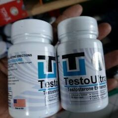 Фото упаковок с таблетками Testo Ultra для повышения либидо, обзор медицины Вильгельма Ливерпульского
